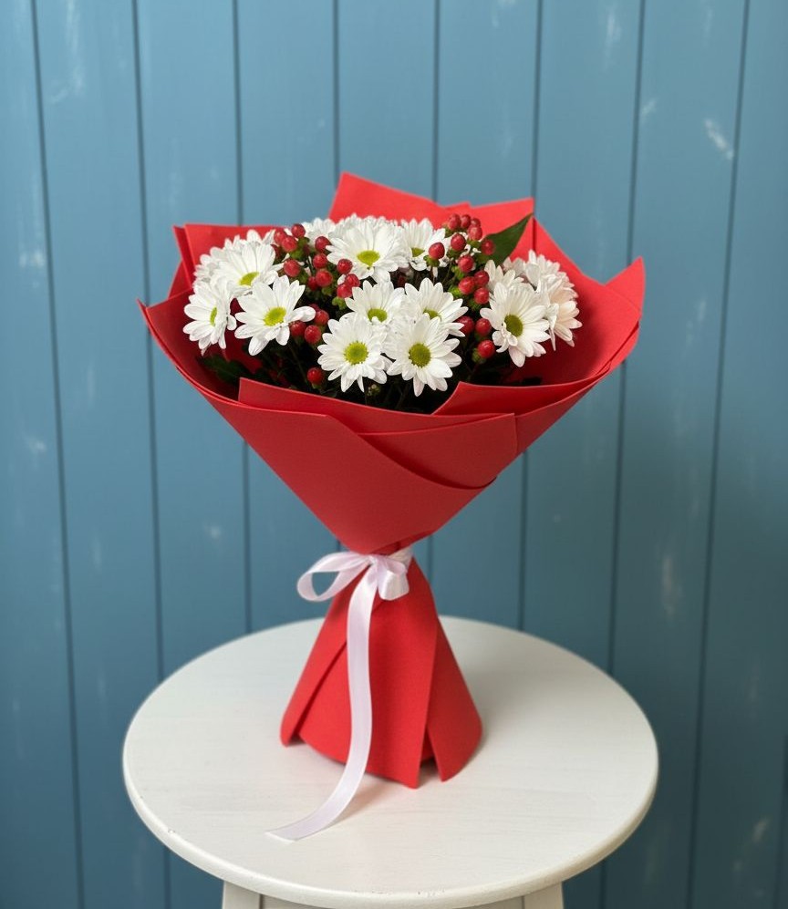 Букет цветов из: Хризантемы в Предивинске