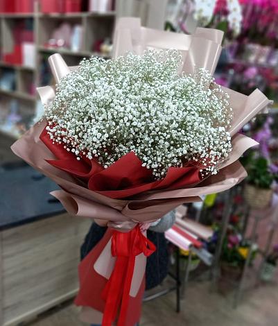 Букет цветов из: Гипсофила в Предивинске