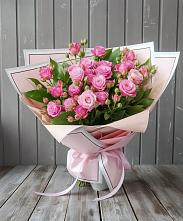 Букет Розовый кустик в Предивинске