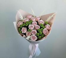 Букет цветов из:  Розы и Хризантемы #REPLACE_PRED# Предивинске