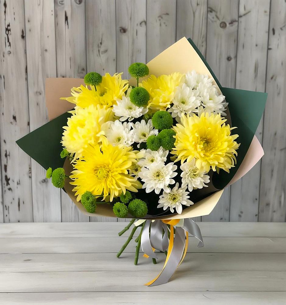 Букет цветов из: Хризантемы в Предивинске