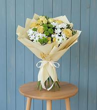 Букет цветов из:  Хризантемы и Розы #REPLACE_PRED# Предивинске