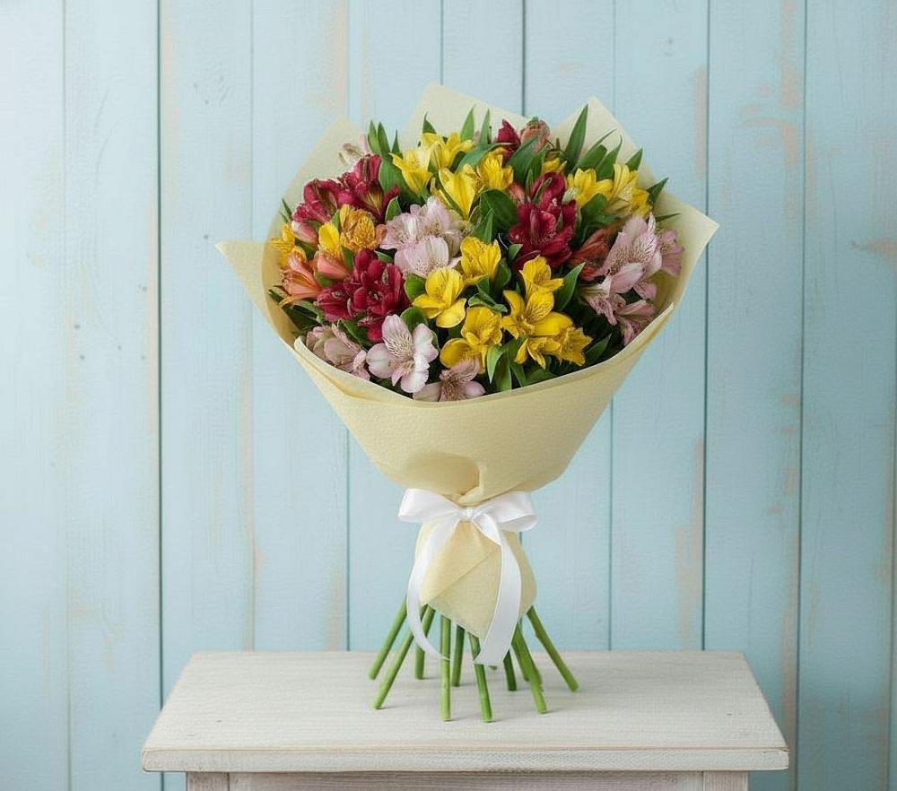 Букет цветов из: Альстромерии в Предивинске